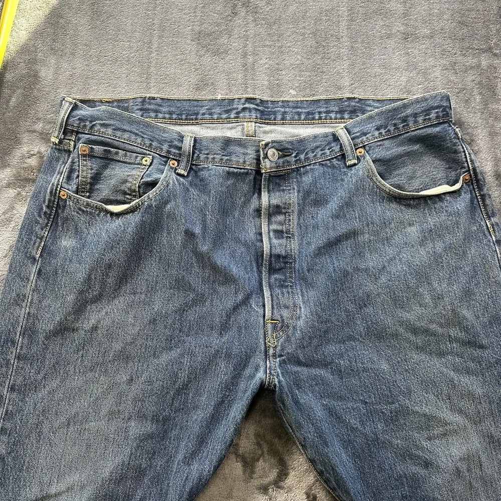 Levi's 501 Denim‎ Jeans Mens 42x30 Button Fly